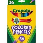 Crayola Colored Pencils (36ct), Kids Pencils Set, Art Supplies, Great for Coloring Books, Classroom Pencils, Nontoxic, 3+